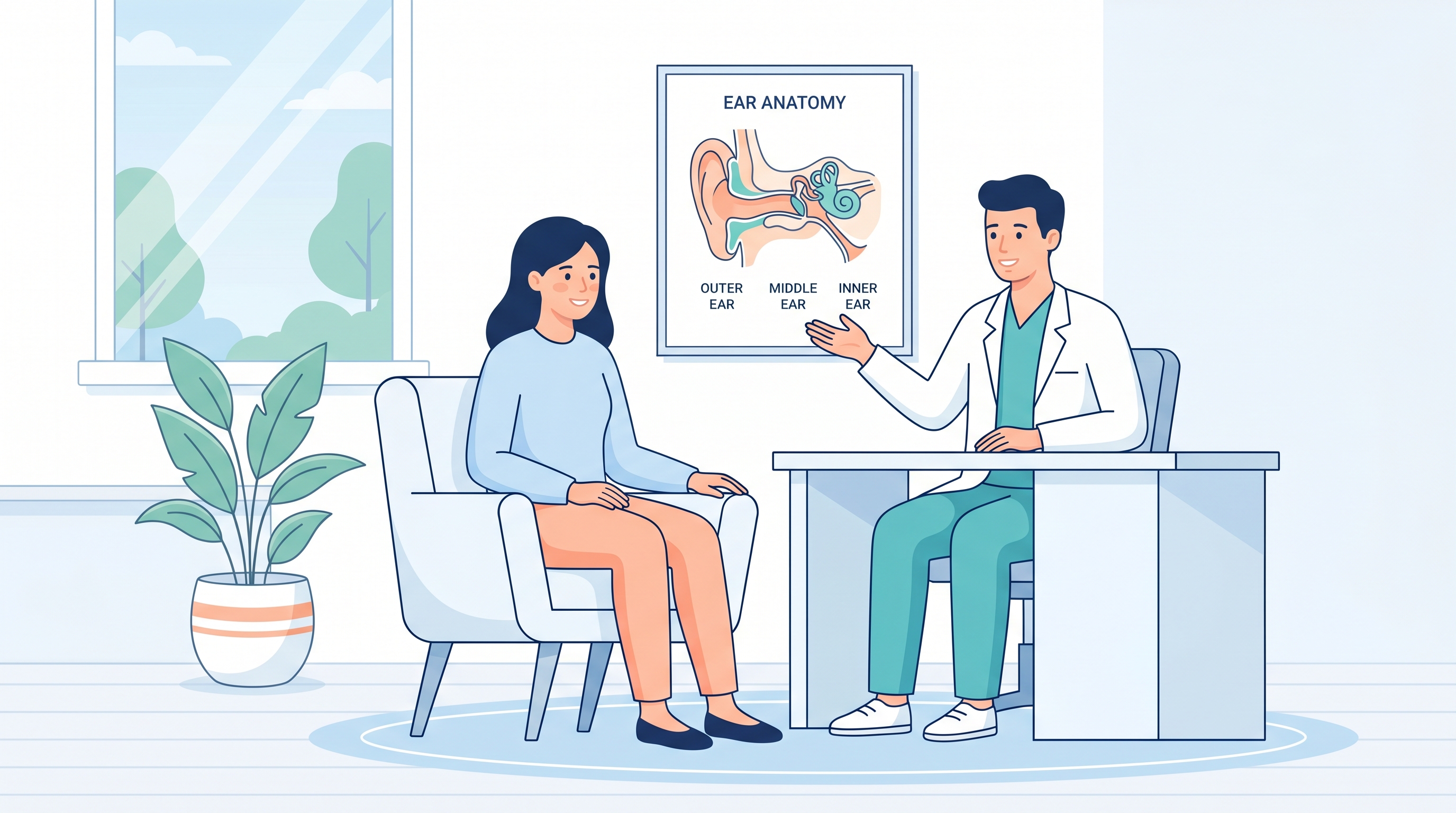Ear pressure symptoms and relief methods - licensed specialists at Ear to Hear Wesley Chapel