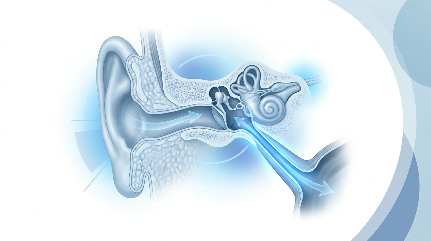 How to pop your ears safely - medical illustration showing ear pressure relief methods